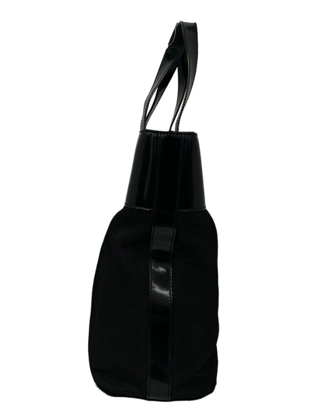 CELINE - Black Chemical Fiber Leather Handbag - Picture 2 of 12